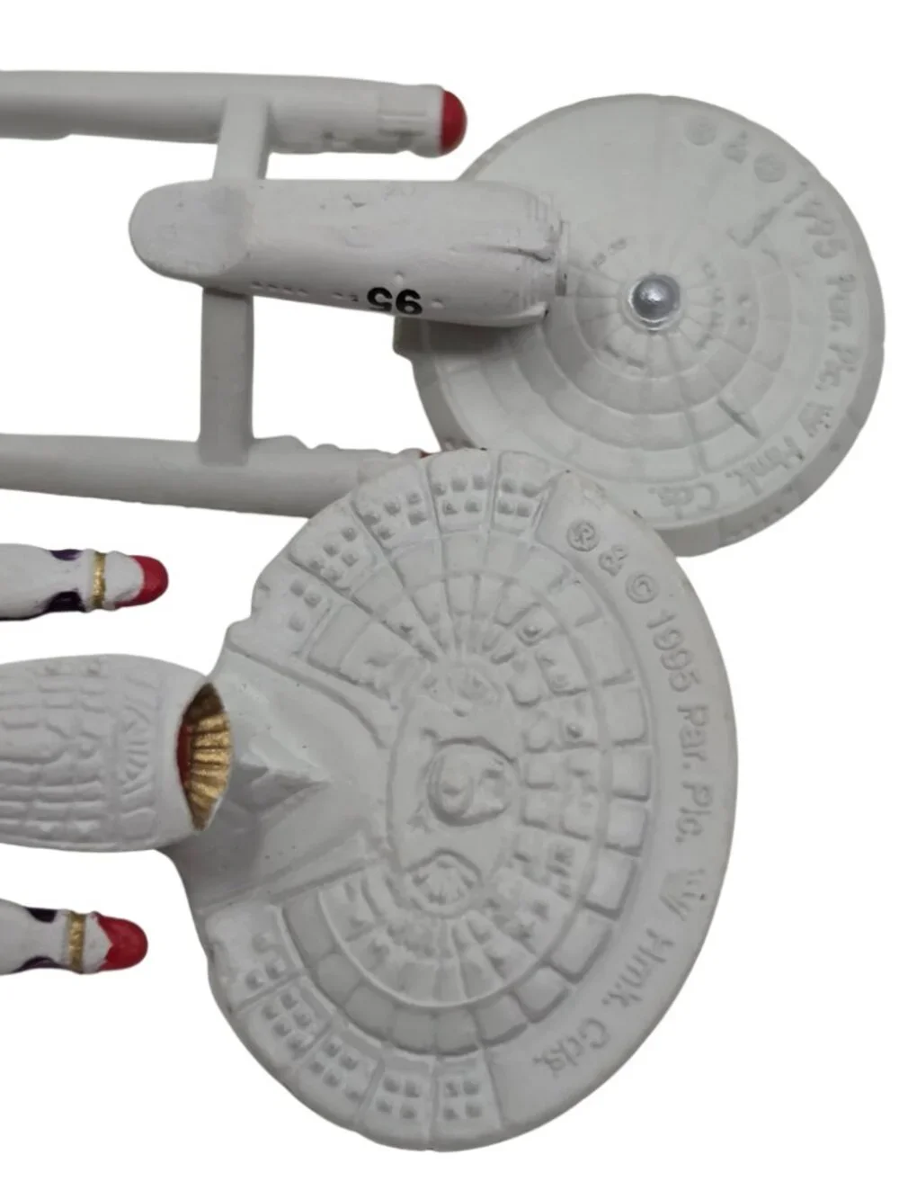 Vtg 1995 Hallmark Keepsake The Ships of Star Trek Ornament 3 Pc Set Miniatures